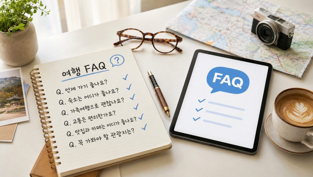 경상남도 양산시 여행 시 자주 묻는 질문 안내