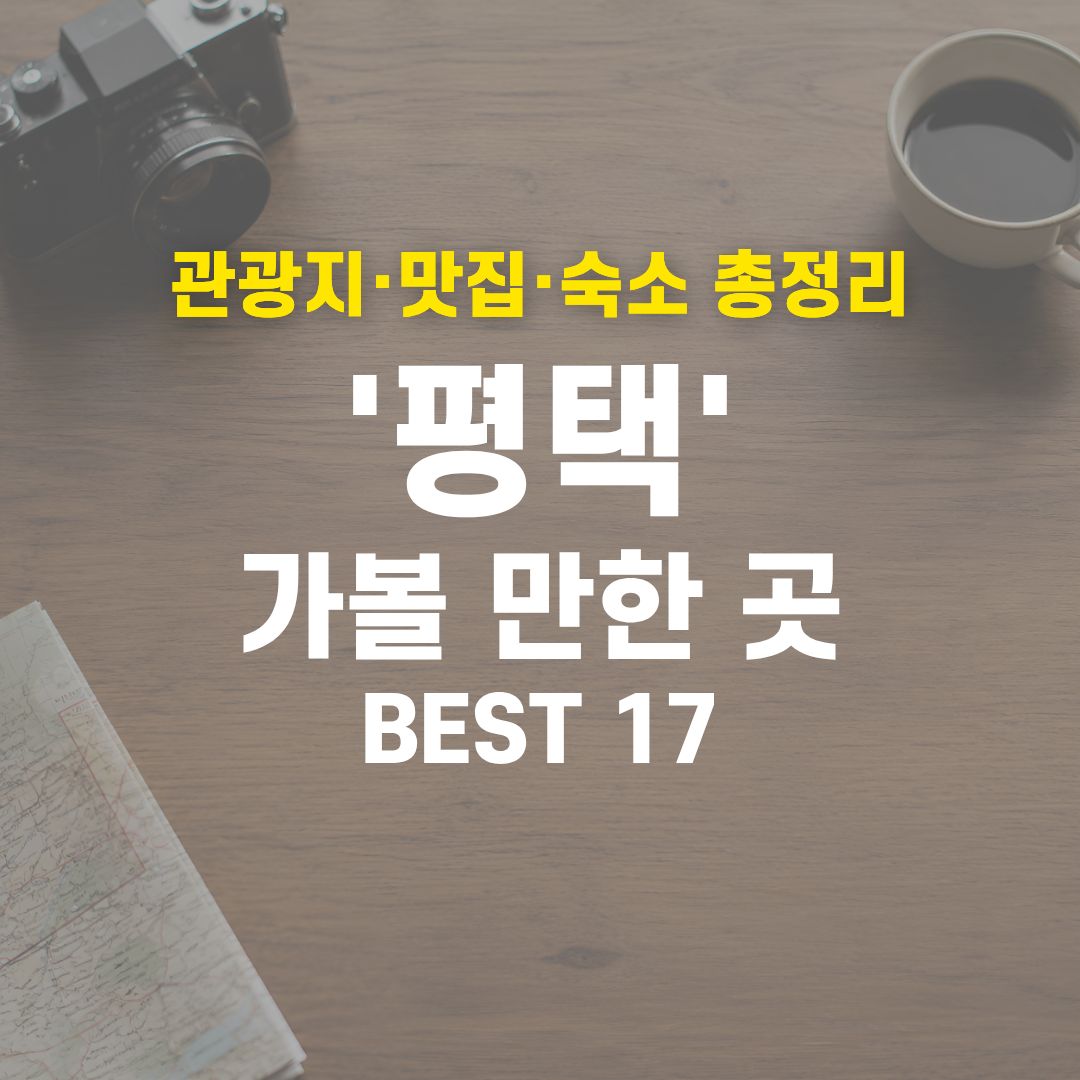 평택 가볼 만한 곳 BEST 17